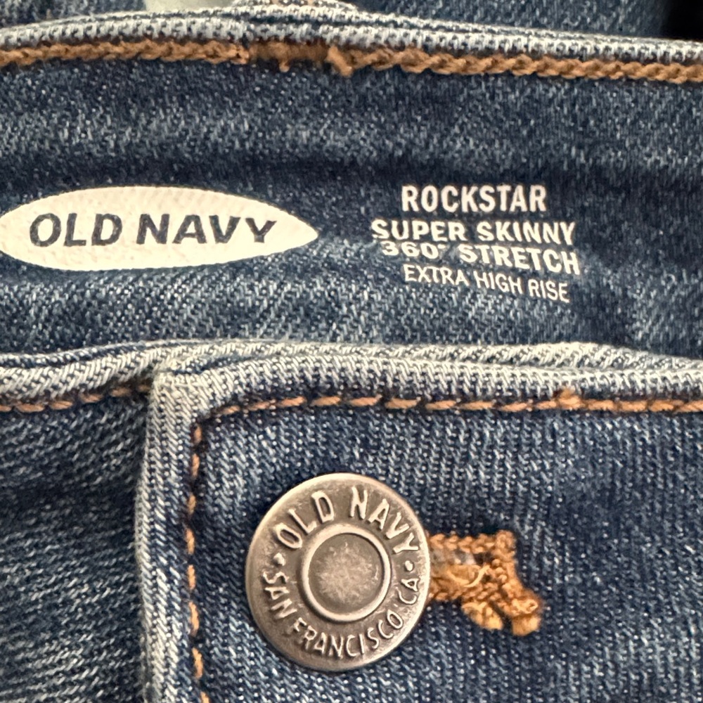Old Navy High Rise Women's Jeans ROCKSTAR - Picture 3 of 5